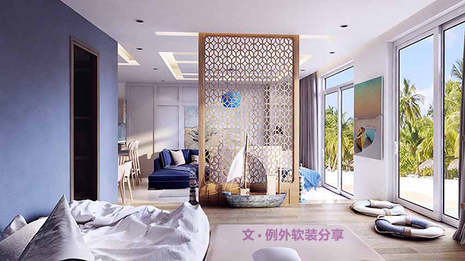 玩轉海灘度假風，美式也可以如此輕快-別墅設計,軟裝設計,室內設計,豪宅設計,深圳例外軟裝設計公司